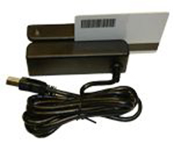 ZBA,UNIVERSAL MSR, TRK I & II USB KBW EMUL, BLACK